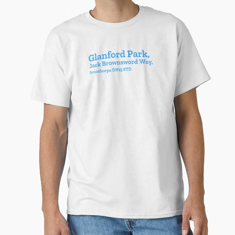 Scunthorpe Stadium Address by The Chuck Wagon - Adult & Kids T-Shirts, Sweatshirts & Hoodies apparel design preview 1