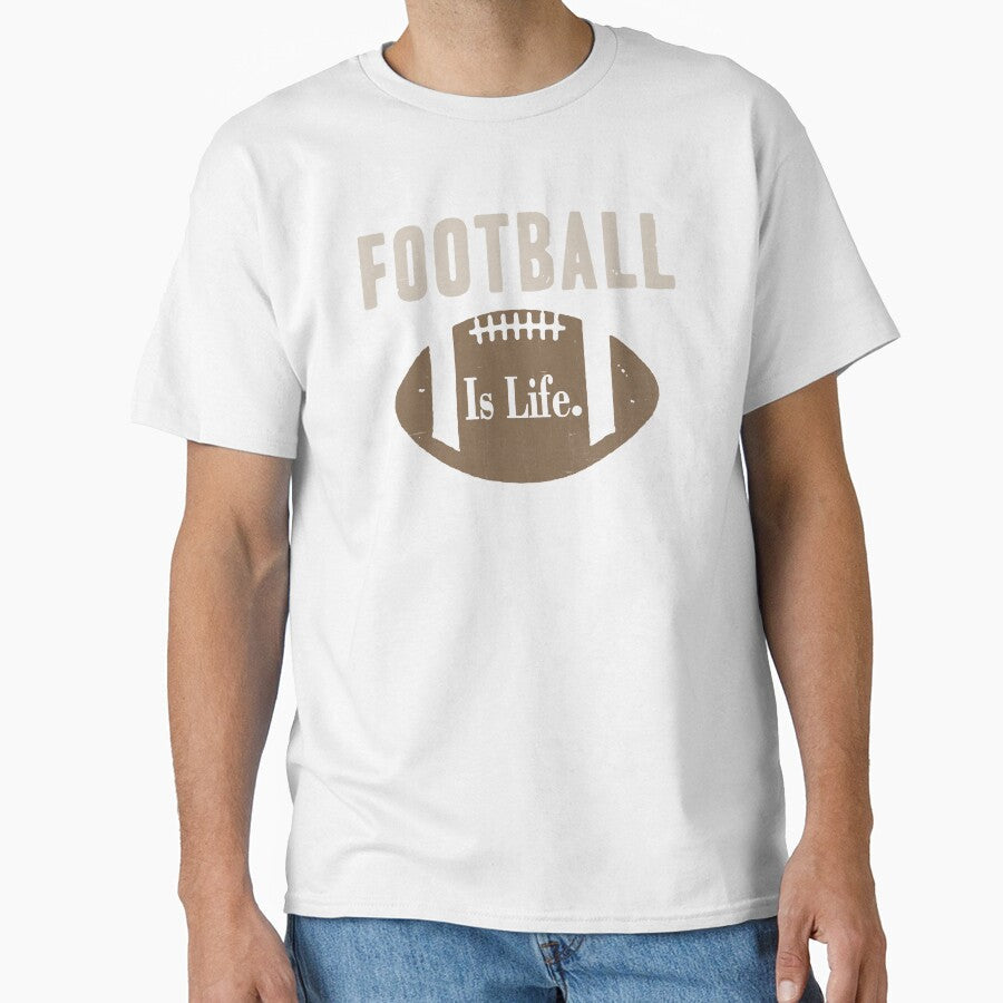 Football is Life by FindingGossip - Adult & Kids T-Shirts, Sweatshirts & Hoodies apparel design preview 1