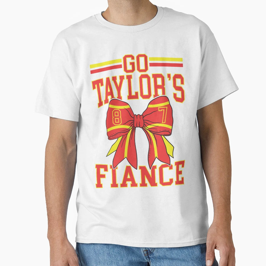 Go Taylors Fianc Engagement Coquette T-Shirt - Fun Novelty Design Unisex - T-Shirt, Sweatshirt, Hoodie