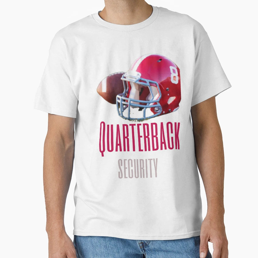 Quarterback Security Football T-Shirt - Unique Graphic Unisex - T-Shirt, Sweatshirt, Hoodie