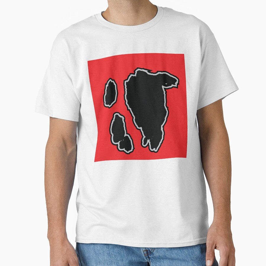 Big Black Cow Pattern Red Cowhide by Cow-Print-Stuff - Adult & Kids T-Shirts, Sweatshirts & Hoodies apparel design preview 1