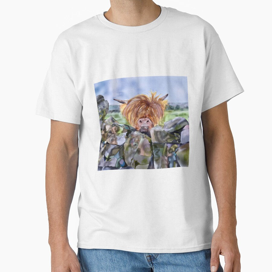 Highland cow by MouseCatty - Adult & Kids T-Shirts, Sweatshirts & Hoodies apparel design preview 1