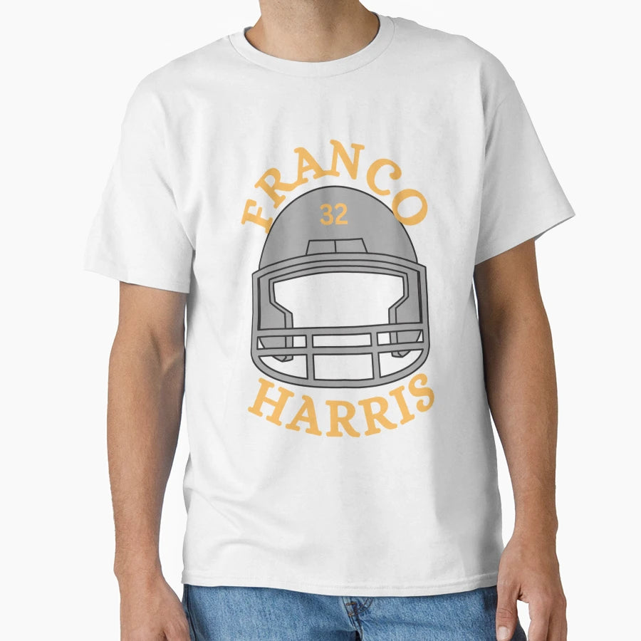 Franco Harris T-Shirt - Custom Art Print for Adults - T-Shirt, Sweatshirt, Hoodie