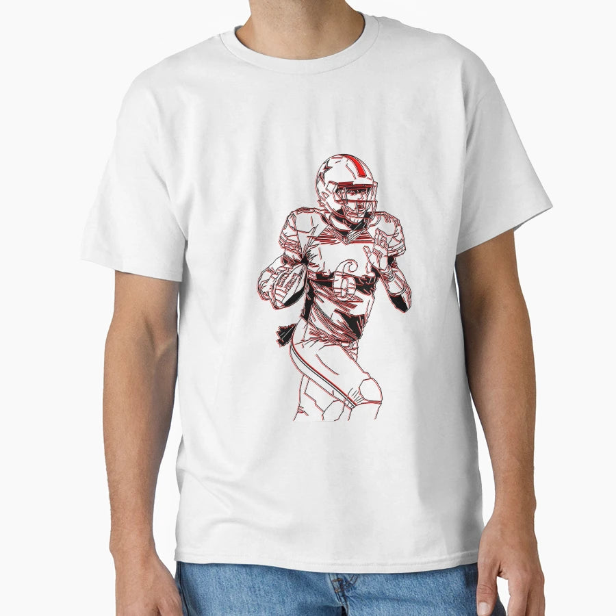 American Football Action Dynamic T-Shirt - Casual Everyday Wear Men Women - T-Shirt, Sweatshirt, Hoodie