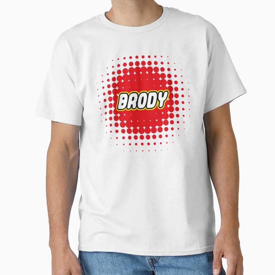 Brody Trending Blocks Personalize T-Shirt - Aesthetic Graphic Men Women - T-Shirt, Sweatshirt, Hoodie