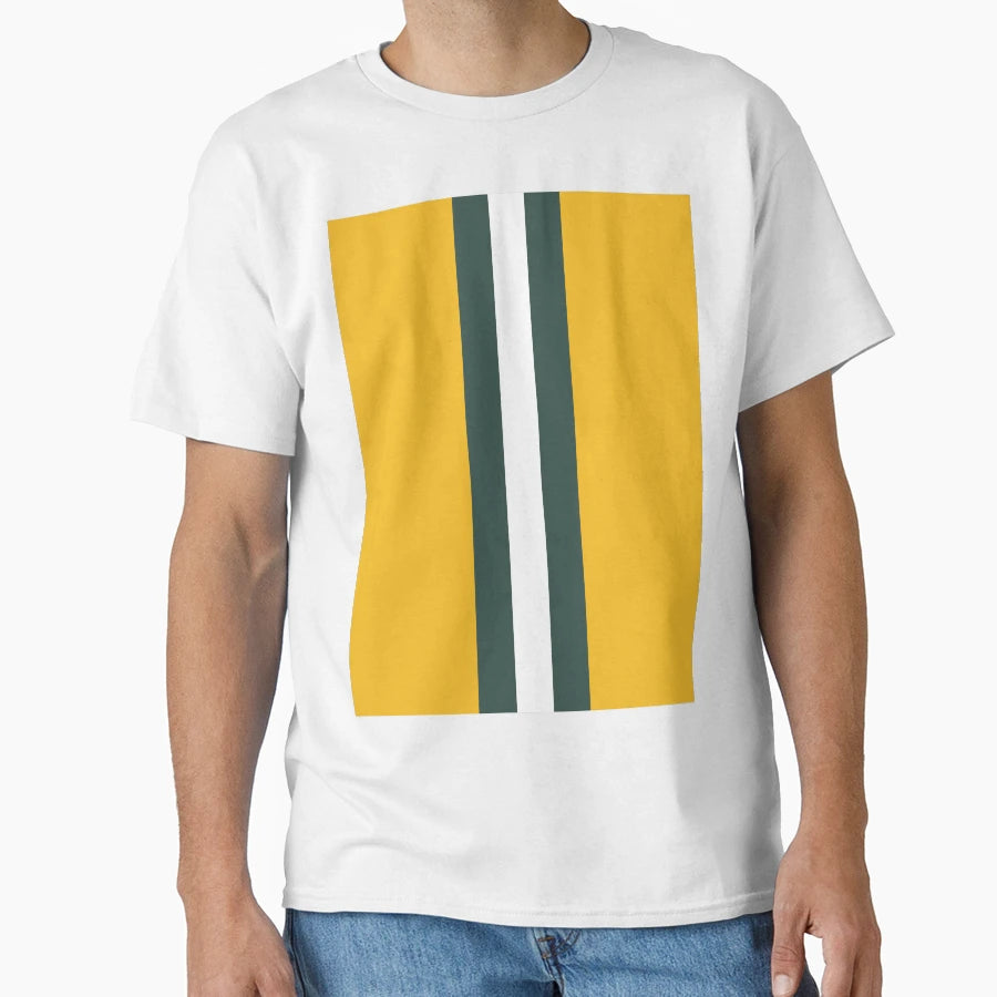 American Football Stripes Green Bay T-Shirt - Novelty Apparel Men Women - T-Shirt, Sweatshirt, Hoodie