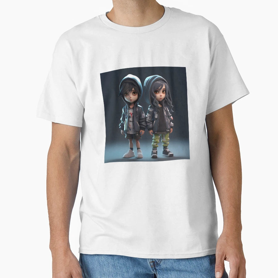Nebula Warriors Leo And Lina T-Shirt - Fun Novelty Design for Adults - T-Shirt, Sweatshirt, Hoodie