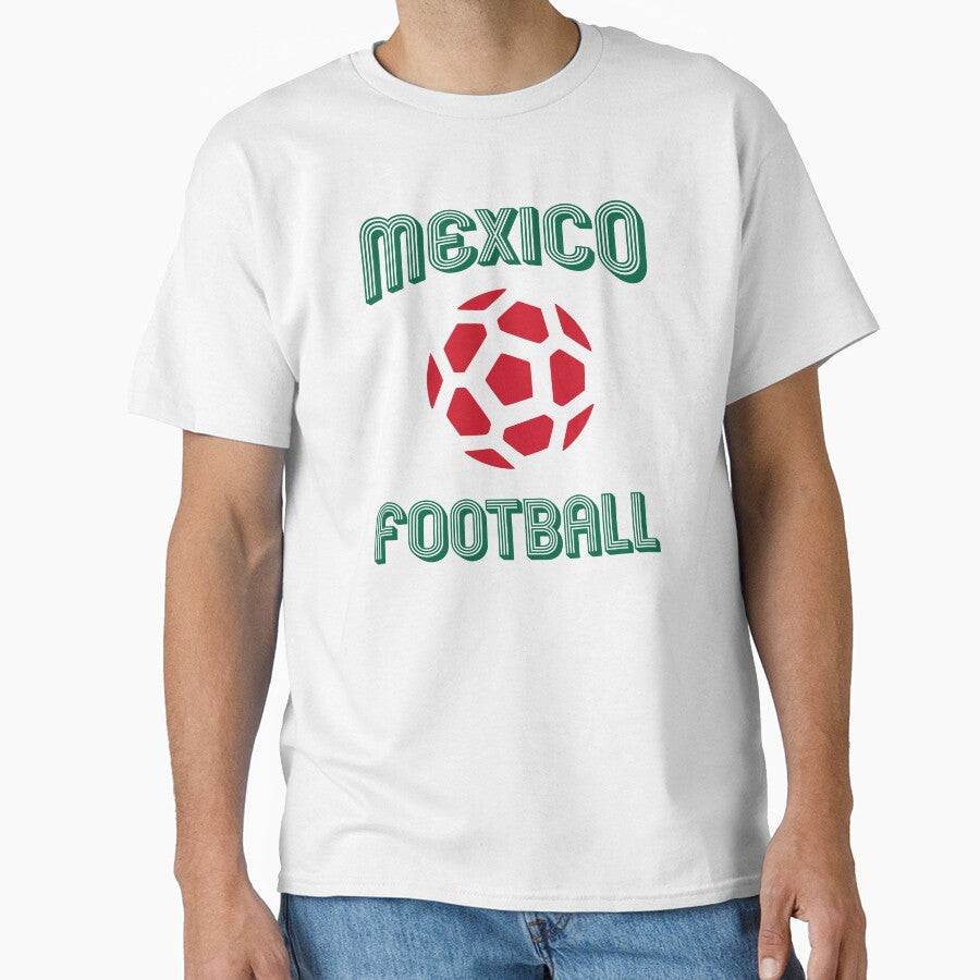 Mexico Proud Vintage Football Fan Design by - Adult & Kids T-Shirts, Sweatshirts & Hoodies apparel design preview 1