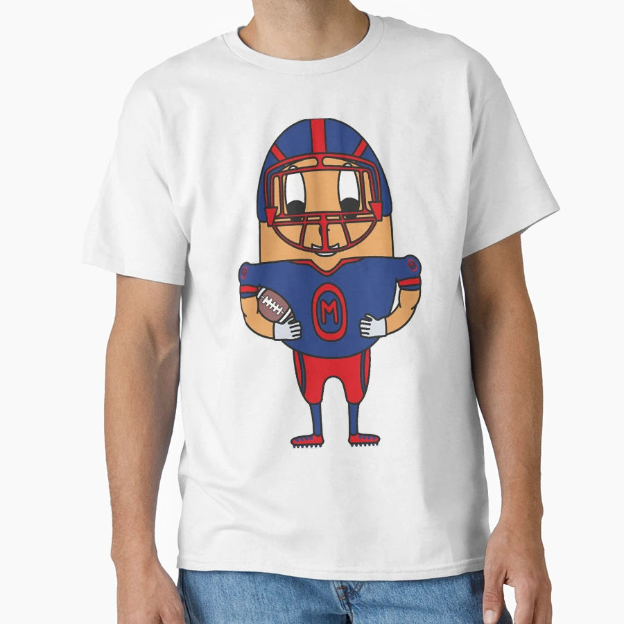 American Football Player Egg T-Shirt - Minimalist Print for Adults - T-Shirt, Sweatshirt, Hoodie