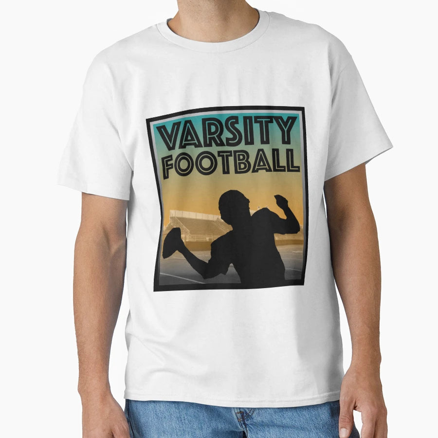 Varsity Football T-Shirt - Unique Graphic Men Women - T-Shirt, Sweatshirt, Hoodie