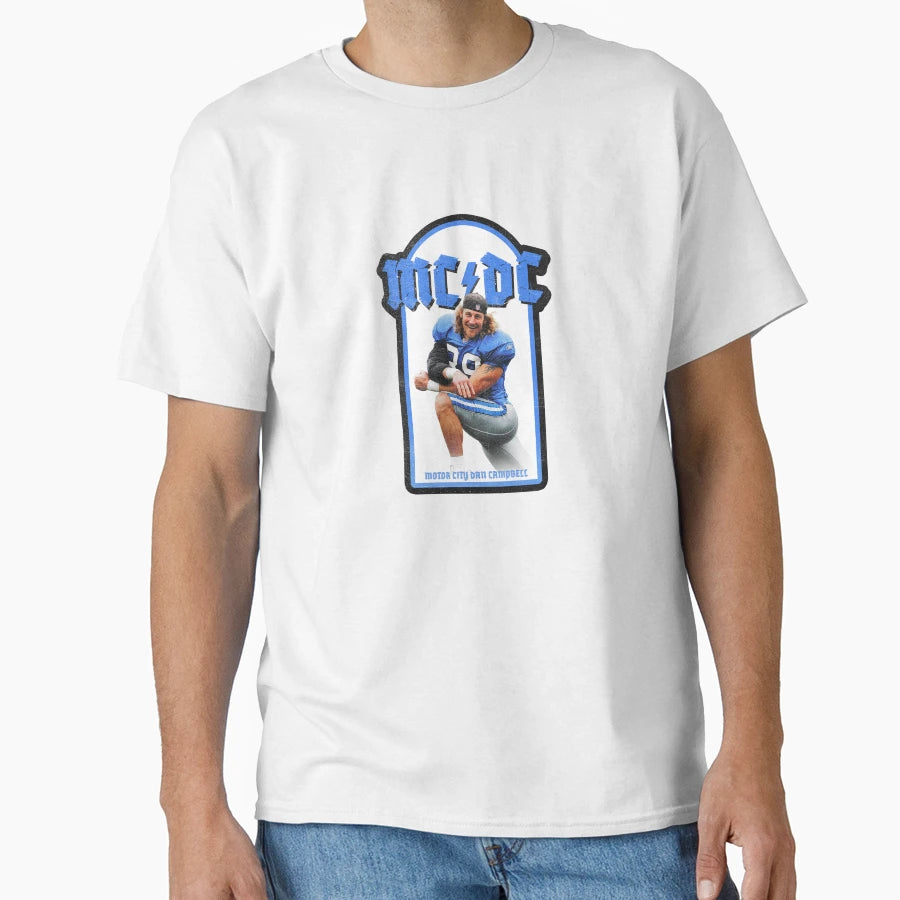 Detroit Lions Mc Dc Dan Campbell T-Shirt - Aesthetic Graphic Unisex - T-Shirt, Sweatshirt, Hoodie