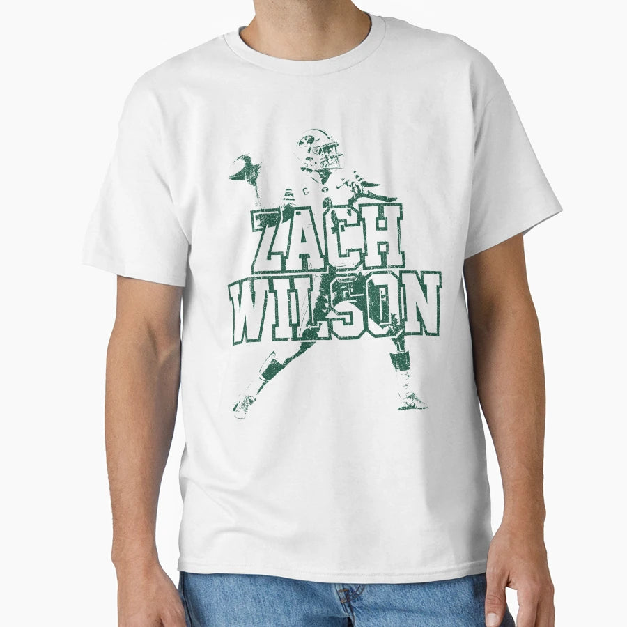 Football Zach Wilson Best T-Shirt - Streetwear Style Men Women - T-Shirt, Sweatshirt, Hoodie