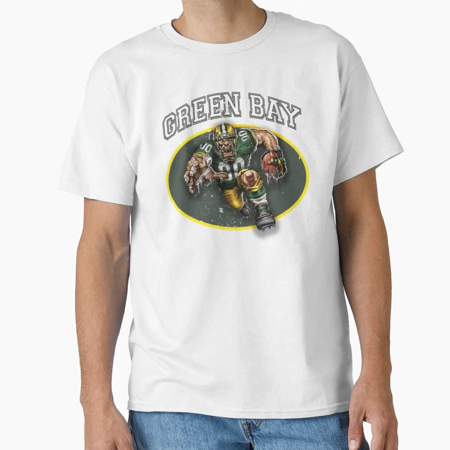 Green Bay Football Detroit Football T-Shirt - Graphic Print for Adults - T-Shirt, Sweatshirt, Hoodie