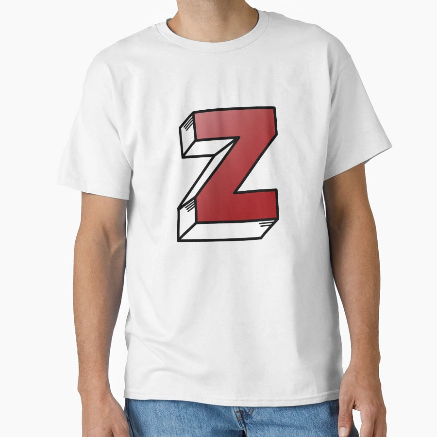 Letter Z T-Shirt - Casual Everyday Wear for Adults - T-Shirt, Sweatshirt, Hoodie