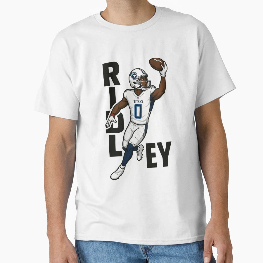 Calvin Ridley Wr Tennessee Titans T-Shirt - Casual Everyday Wear Unisex - T-Shirt, Sweatshirt, Hoodie