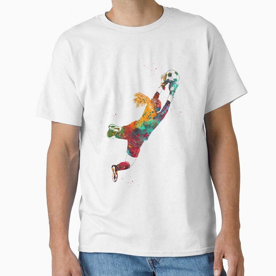 Soccer Player Girl Goalie by Liededrom. - Adult & Kids T-Shirts, Sweatshirts & Hoodies apparel design preview 1