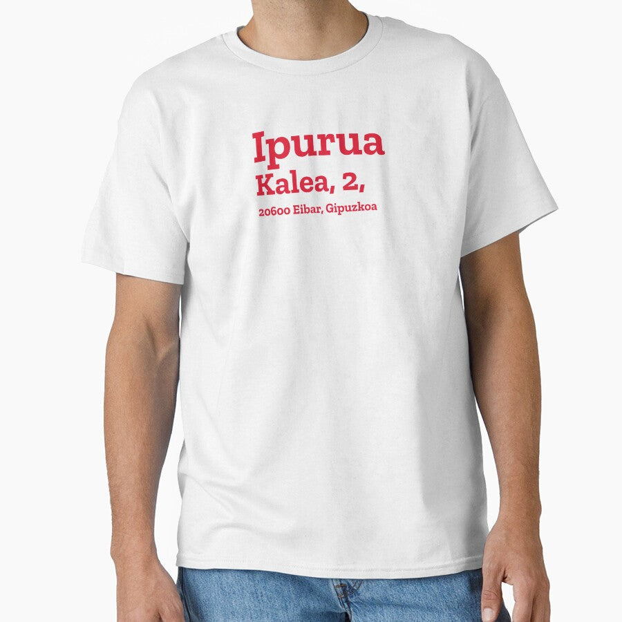 Eibar Stadium Address by The Chuck Wagon - Adult & Kids T-Shirts, Sweatshirts & Hoodies apparel design preview 1