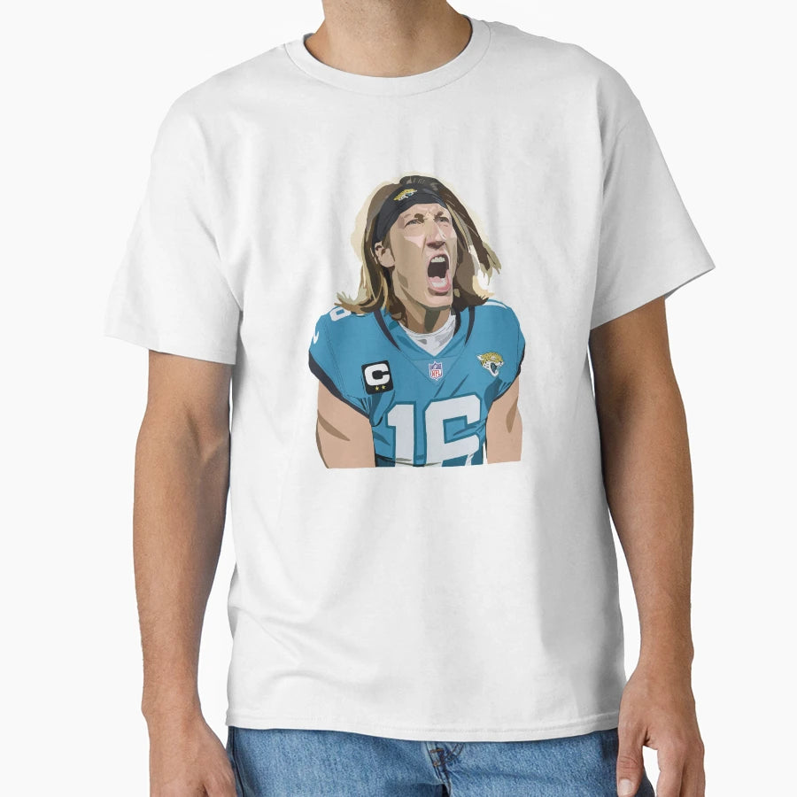 Trevor Lawrence Stats 16 T-Shirt - Casual Everyday Wear Men Women - T-Shirt, Sweatshirt, Hoodie