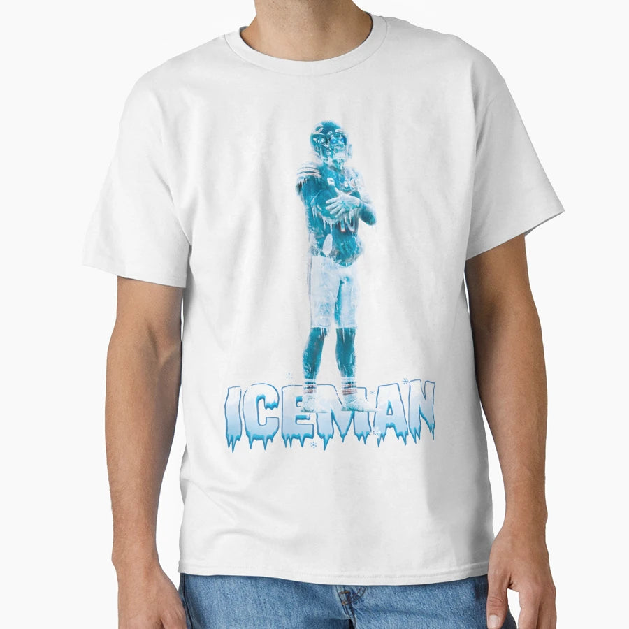 CW Iceman Chicago Football T-Shirt - Minimalist Print Men Women - T-Shirt, Sweatshirt, Hoodie