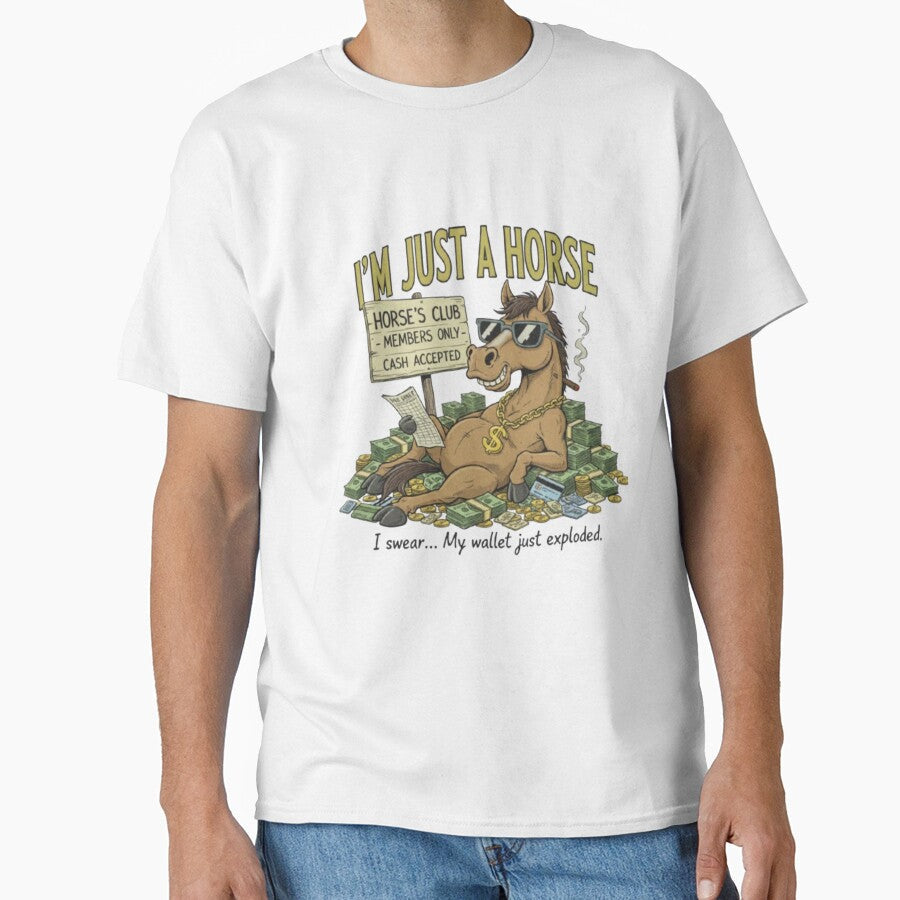 HORSE CLAIMS by Obinne - Adult & Kids T-Shirts, Sweatshirts & Hoodies apparel design preview 1