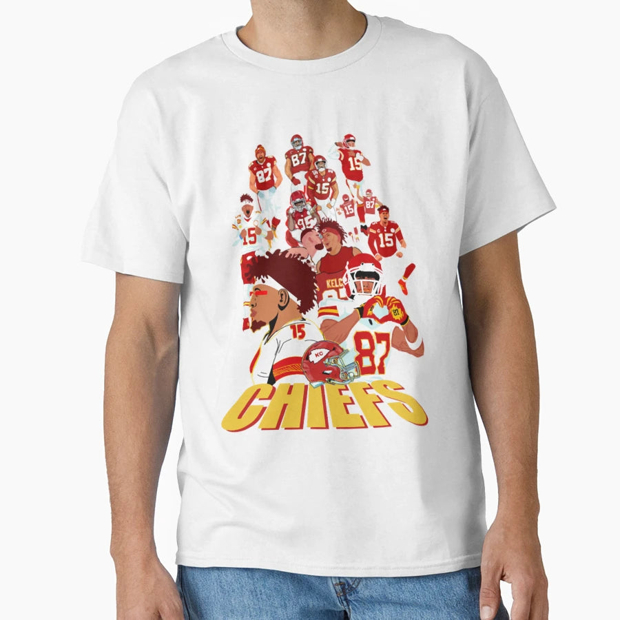 Art Kansas City Chiefs T-Shirt - Novelty Apparel Unisex - T-Shirt, Sweatshirt, Hoodie