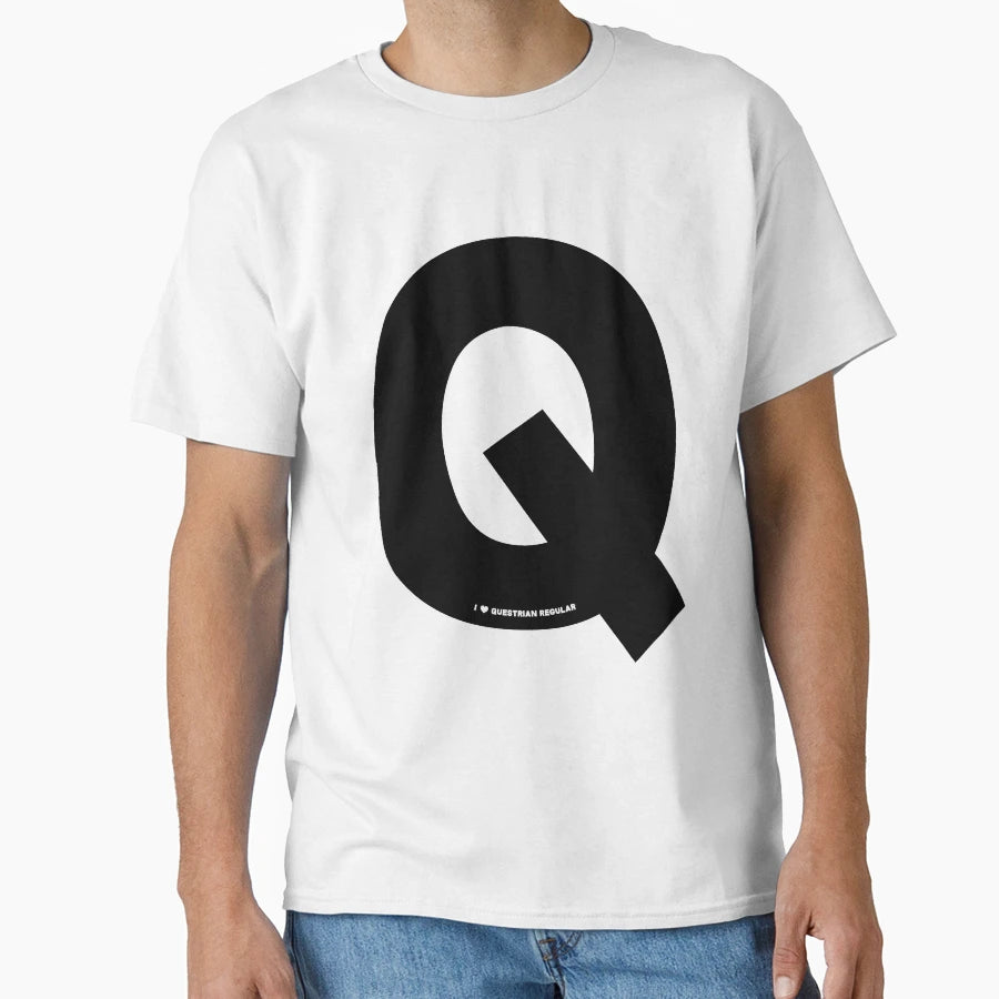 Type Art Questrian Regular T-Shirt - Novelty Apparel Unisex - T-Shirt, Sweatshirt, Hoodie