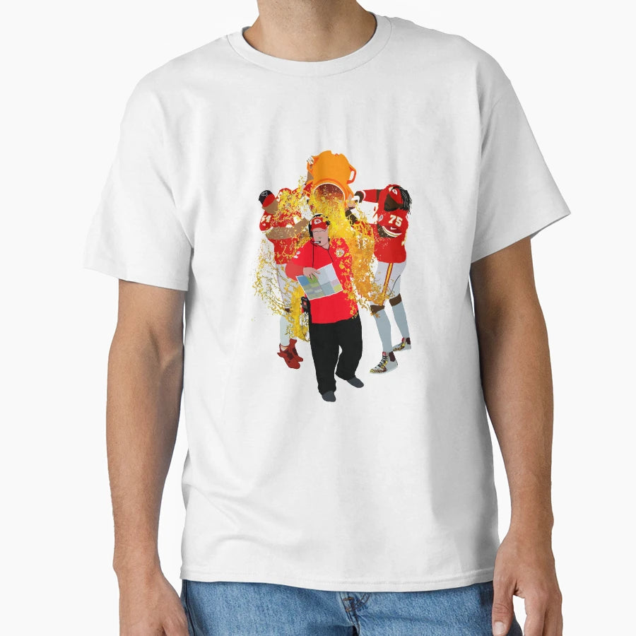 Kansas City Chiefs Bucket Dump T-Shirt - Casual Everyday Wear for Adults - T-Shirt, Sweatshirt, Hoodie