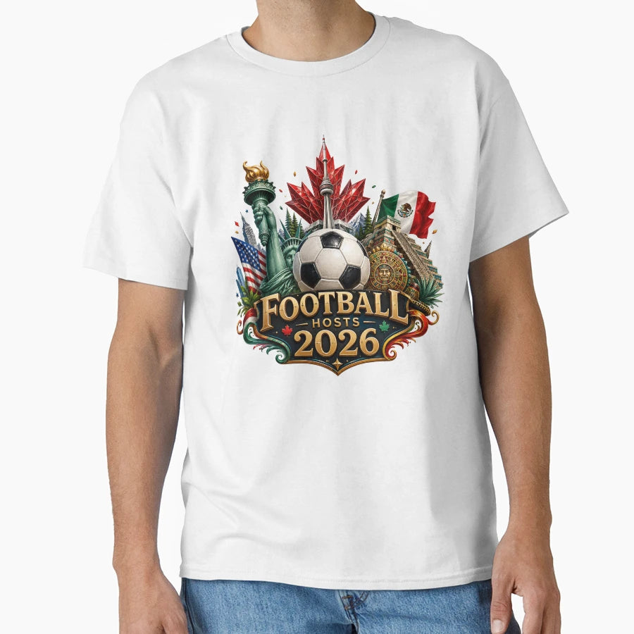 Road To 2026 Usa Mexico Canada T-Shirt - Casual Everyday Wear for Adults - T-Shirt, Sweatshirt, Hoodie