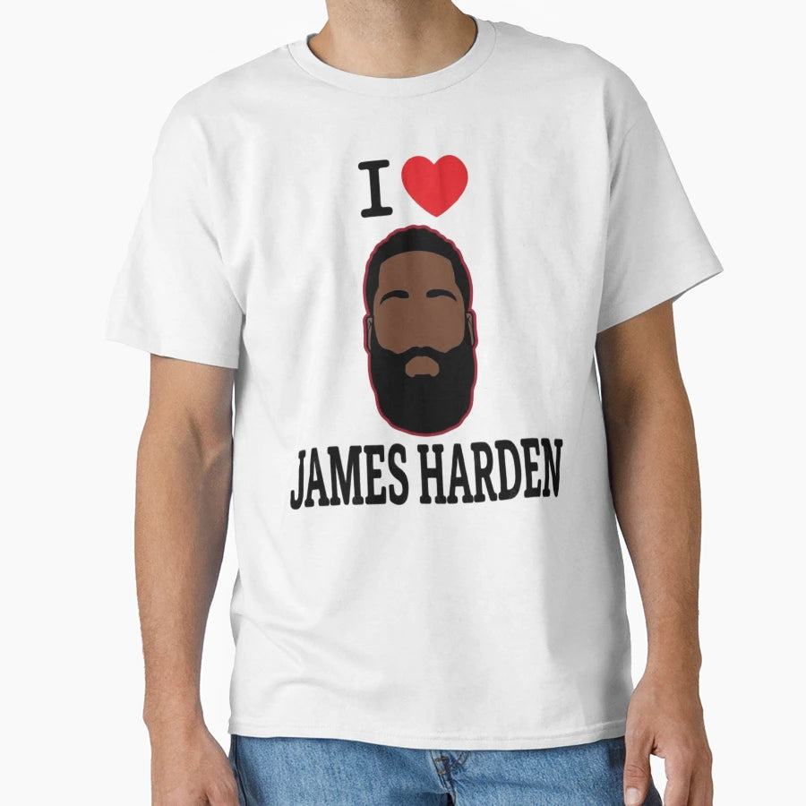 I Love James Harden T-Shirt - Minimalist Print Unisex - T-Shirt, Sweatshirt, Hoodie