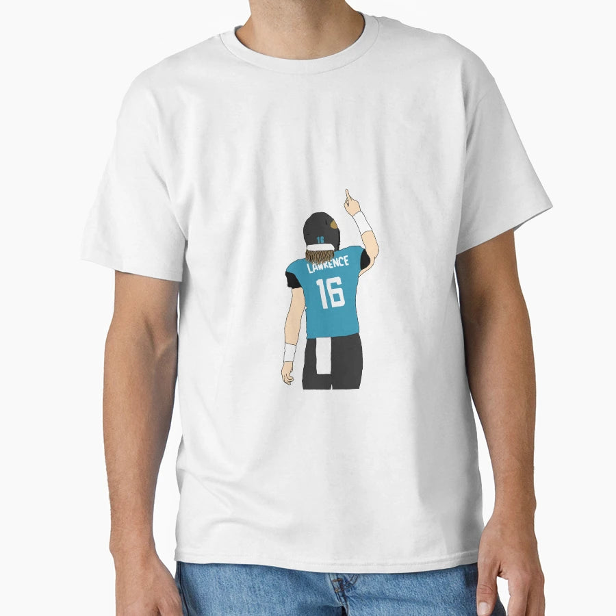 Jacksonville Jaguars Trevor Lawrence T-Shirt - Minimalist Print for Adults - T-Shirt, Sweatshirt, Hoodie