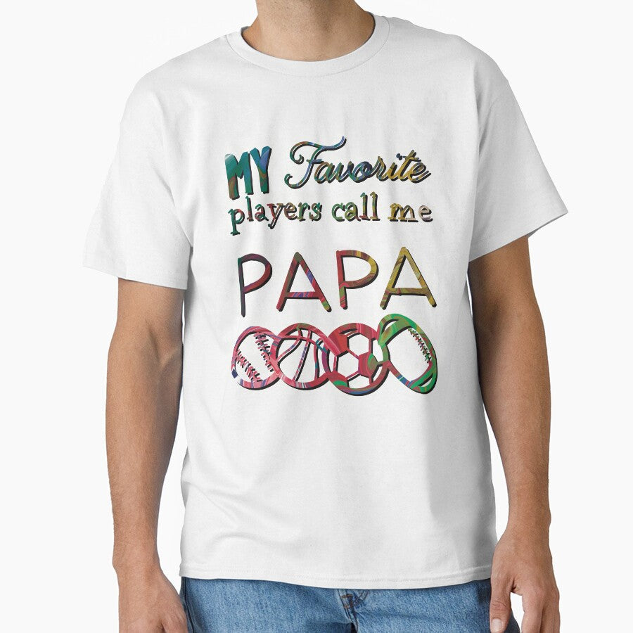 Sports papa by Eliza Ivette's Luminous Lantern - Adult & Kids T-Shirts, Sweatshirts & Hoodies apparel design preview 1