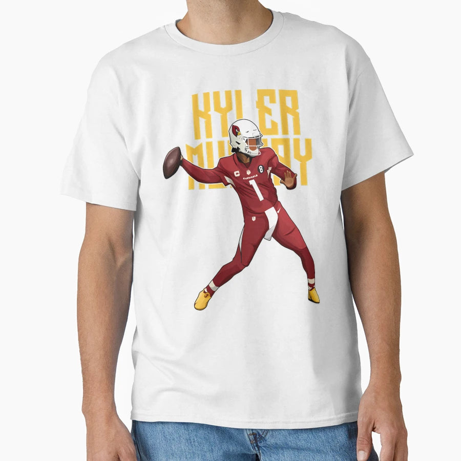 Kyler Murray Throw Passes 1 Bold T-Shirt - Novelty Apparel for Adults - T-Shirt, Sweatshirt, Hoodie