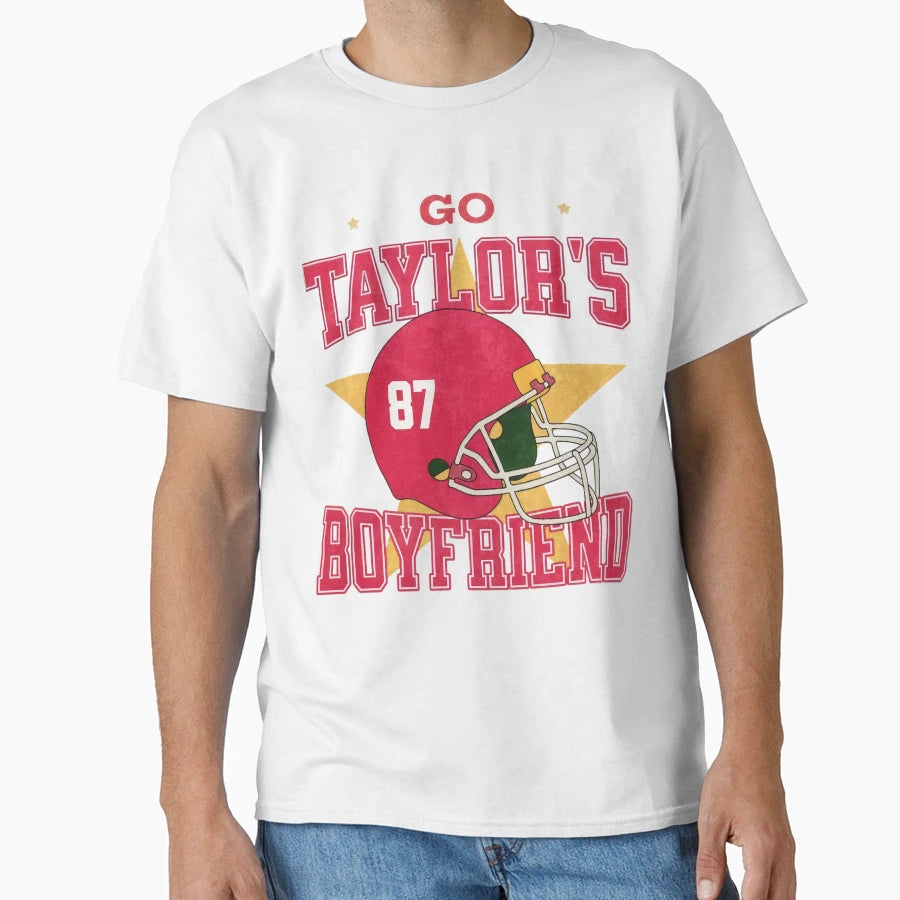 Go Taylors Boyfriend T-Shirt - Aesthetic Graphic for Adults - T-Shirt, Sweatshirt, Hoodie