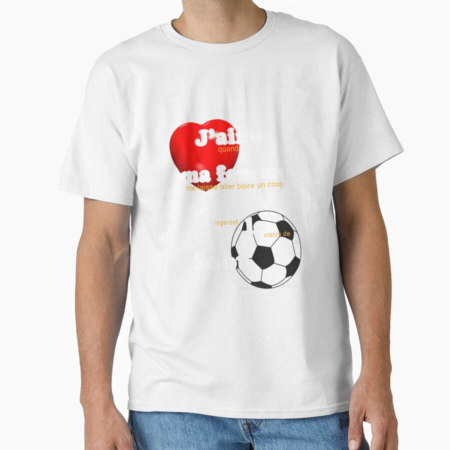 OBV I love my wife and soccer 2 by vb66 - Adult & Kids T-Shirts, Sweatshirts & Hoodies apparel design preview 1