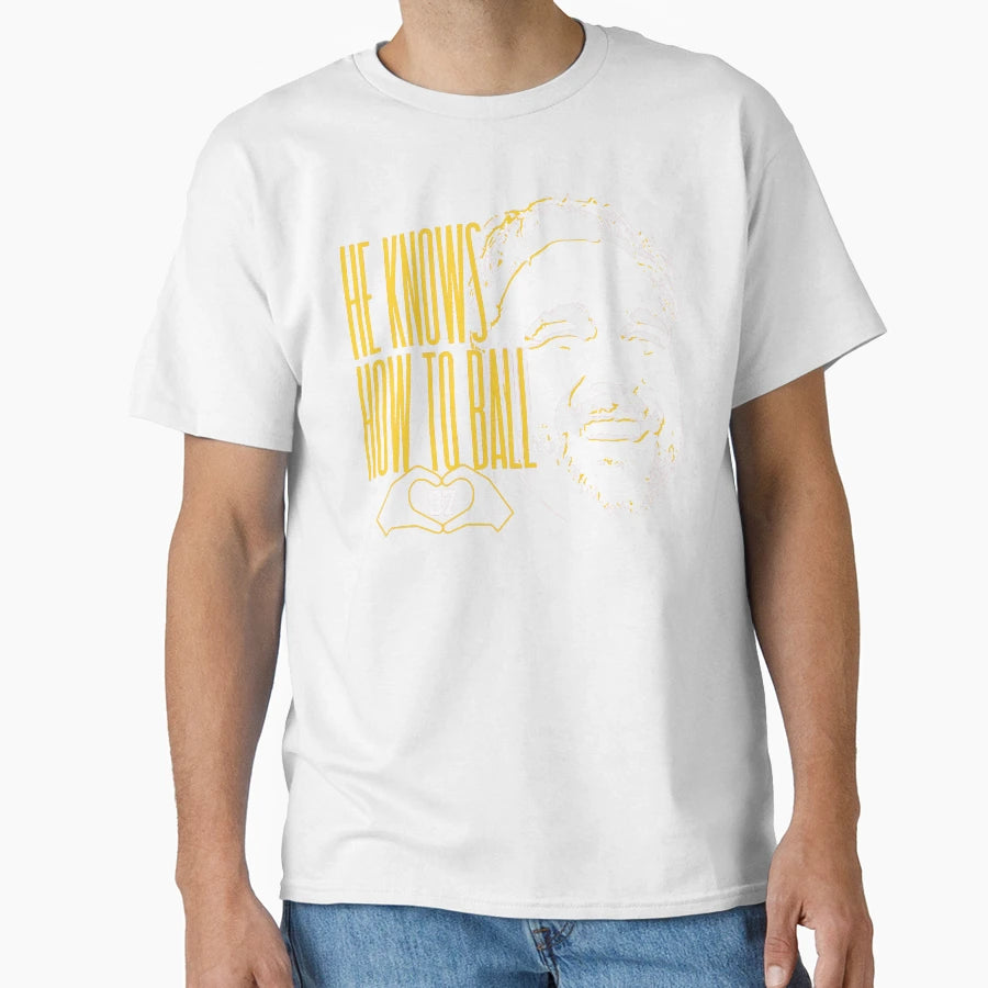 Travis He Knows How To Ball Kelce 87 T-Shirt - Minimalist Print for Adults - T-Shirt, Sweatshirt, Hoodie