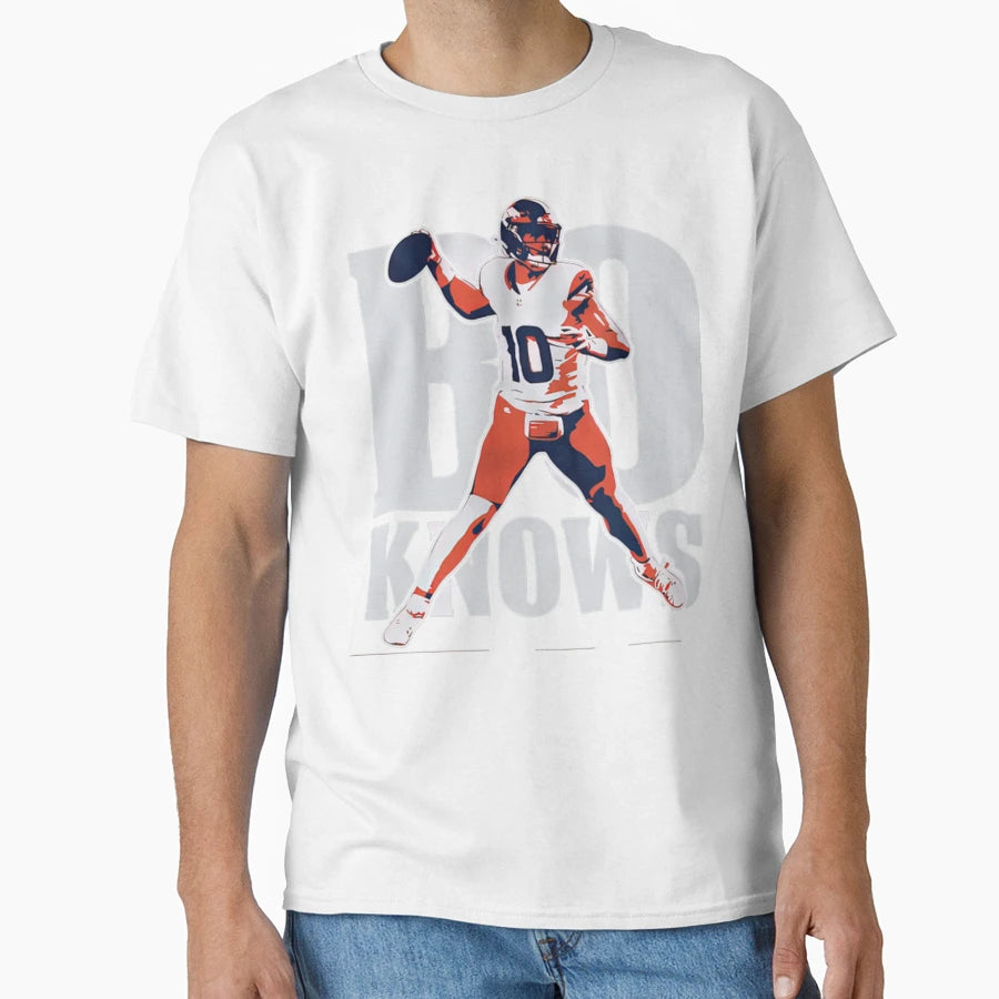 Bo Knows Denver Broncos T-Shirt - Trendy Graphic for Adults - T-Shirt, Sweatshirt, Hoodie