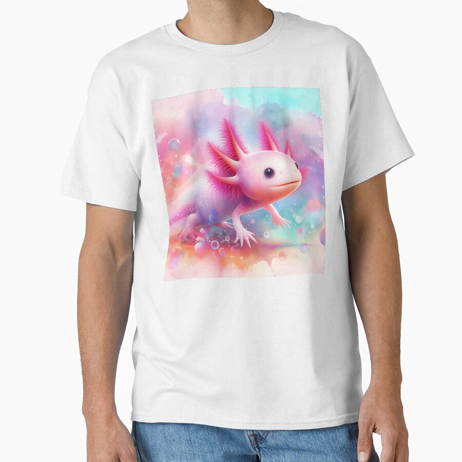 Axolotl Art #137 Lovers by ksgraphics222 - Adult & Kids T-Shirts, Sweatshirts & Hoodies apparel design preview 1