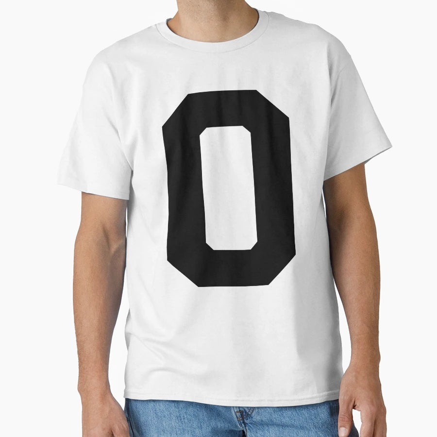 Number 0 Black Zero Sports Number 0 T-Shirt - Trendy Graphic Unisex - T-Shirt, Sweatshirt, Hoodie