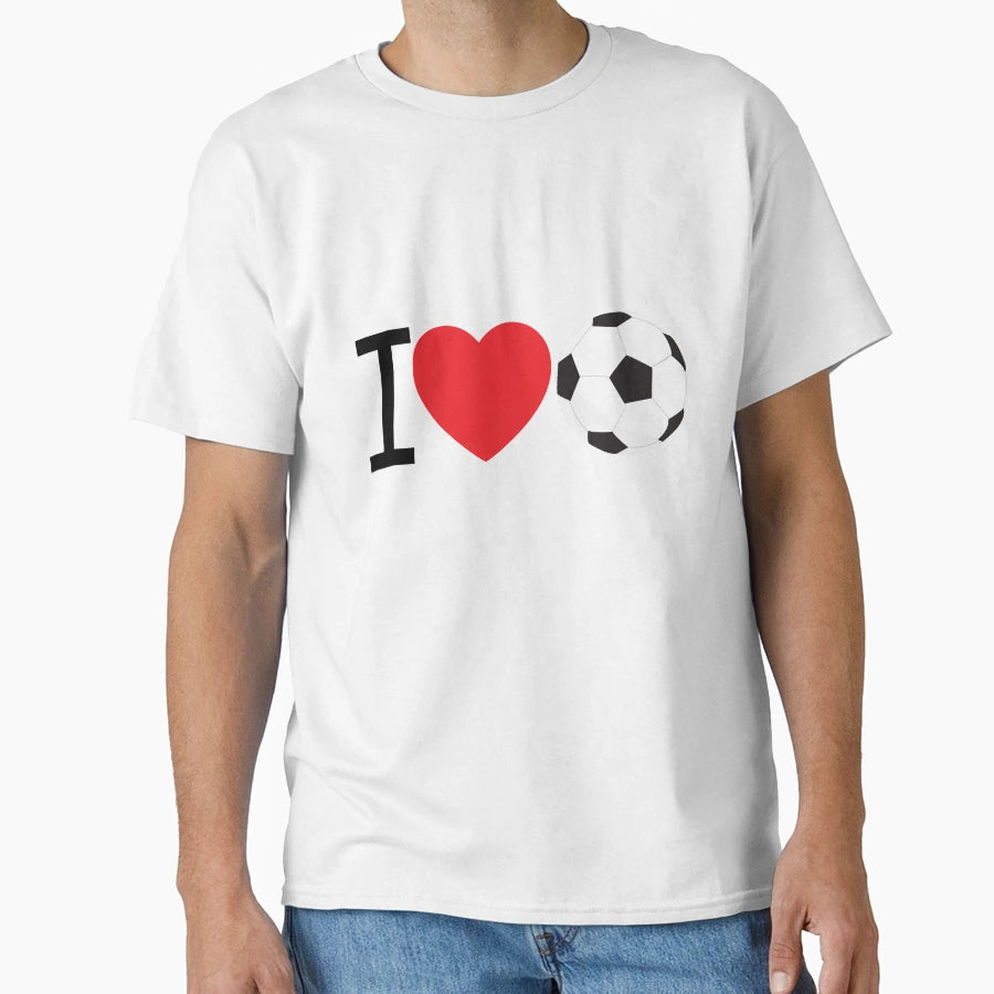 I Love Soccer T-Shirt - Aesthetic Graphic for Adults - T-Shirt, Sweatshirt, Hoodie