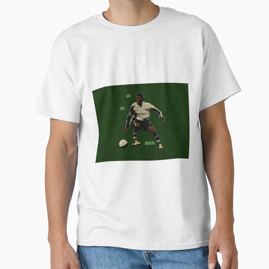 Jay Jay Okocha T-Shirt - Minimalist Print Men Women - T-Shirt, Sweatshirt, Hoodie
