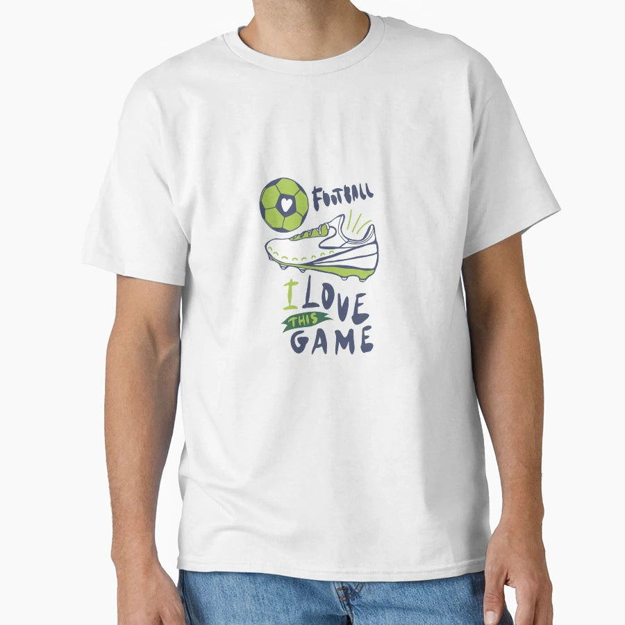 Football Love T-Shirt - Unique Graphic for Adults - T-Shirt, Sweatshirt, Hoodie