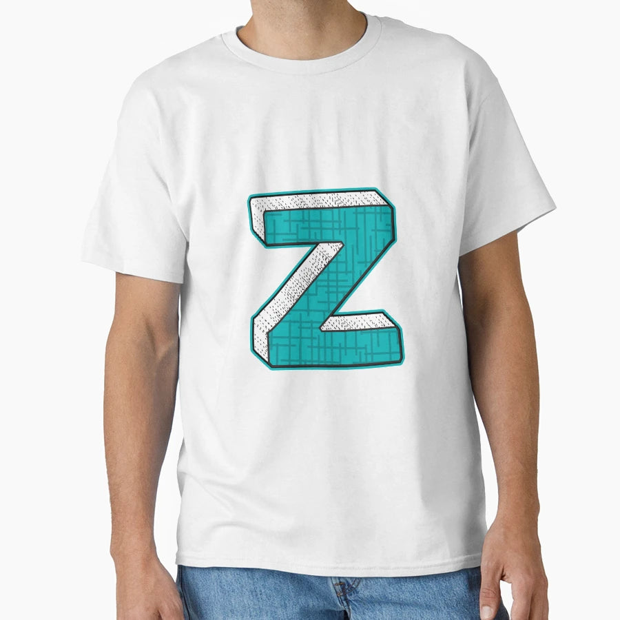 Alphabets Blue Ywzmls 17 T-Shirt - Graphic Print Unisex - T-Shirt, Sweatshirt, Hoodie