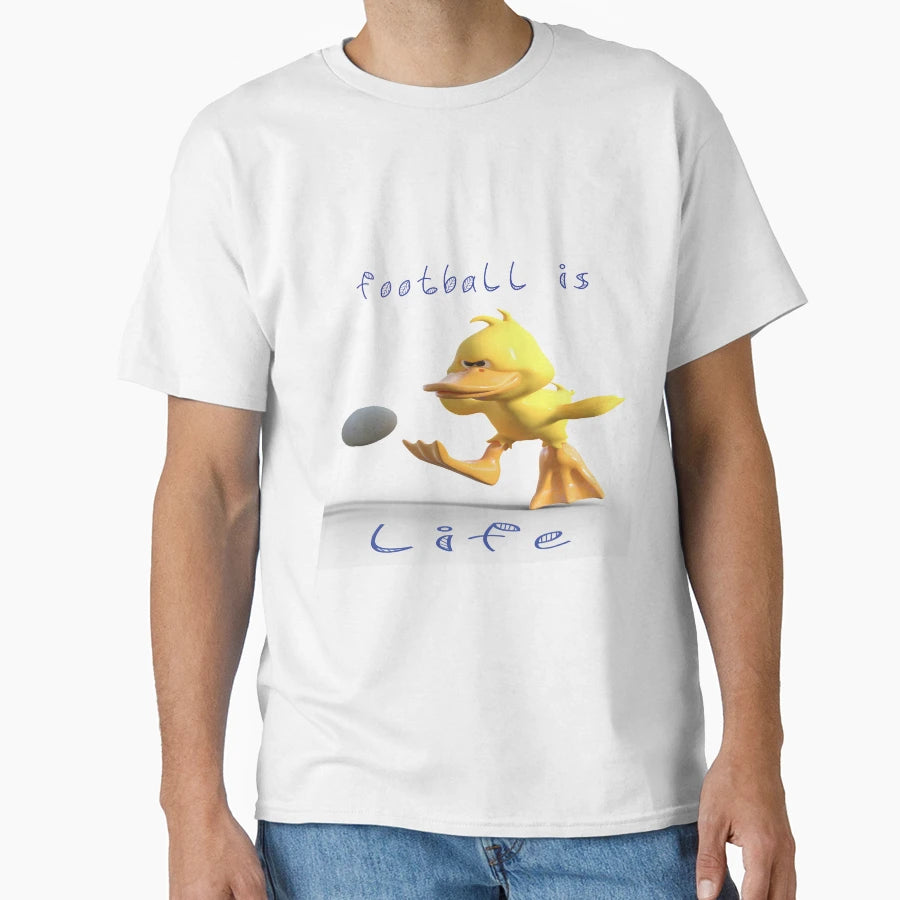 Duck Footballl T-Shirt - Streetwear Style Unisex - T-Shirt, Sweatshirt, Hoodie