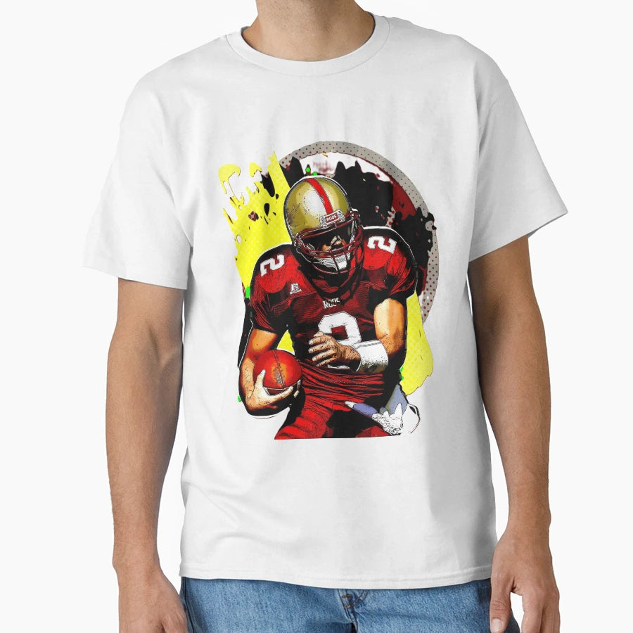 Abstract Modern Football Player T-Shirt - Graphic Print Unisex - T-Shirt, Sweatshirt, Hoodie