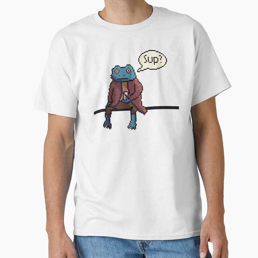 Frog Pixel by MangaPizzaParty - Adult & Kids T-Shirts, Sweatshirts & Hoodies apparel design preview 1