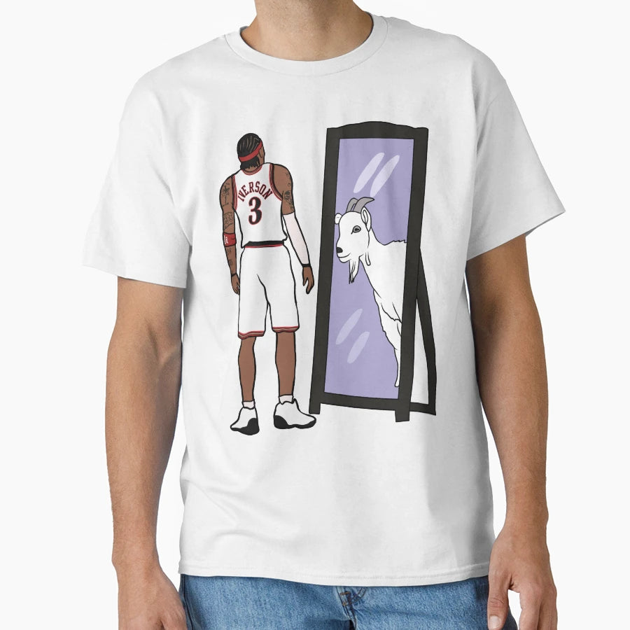 Allen Iverson Mirror Goat T-Shirt - Streetwear Style for Adults - T-Shirt, Sweatshirt, Hoodie