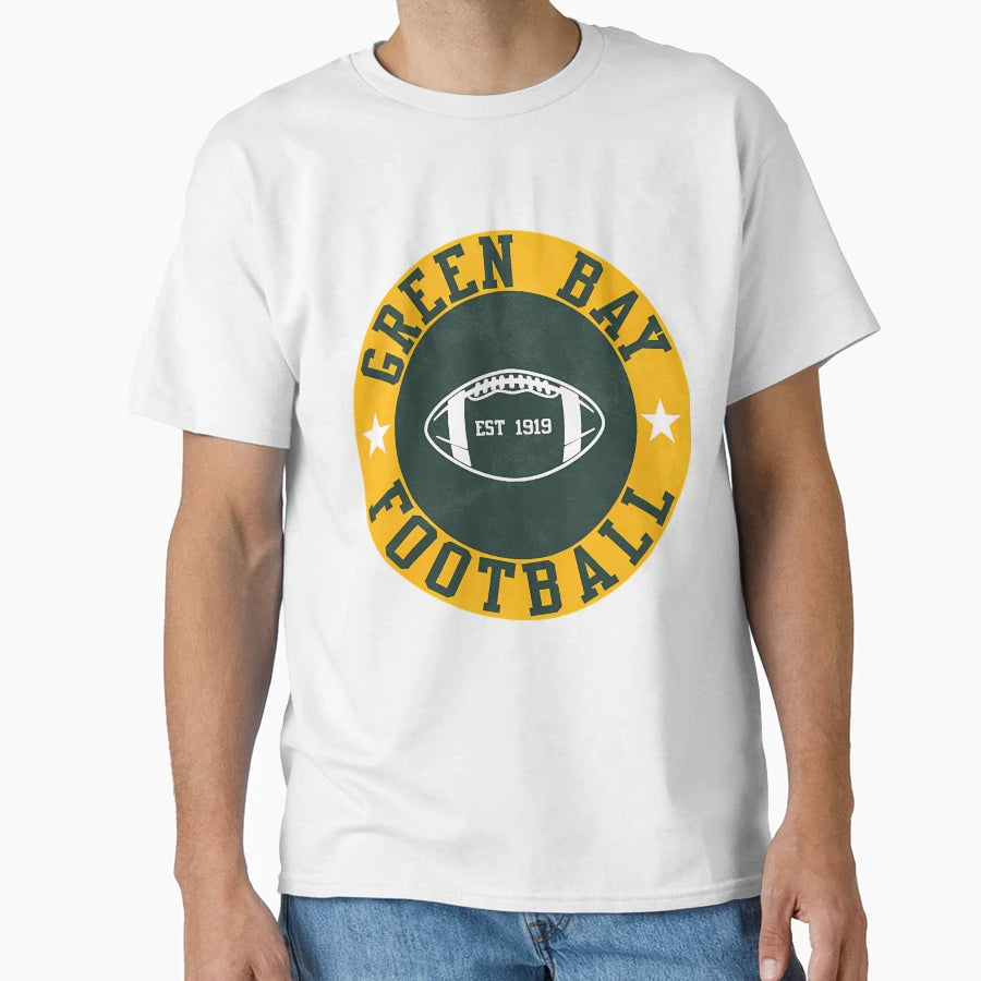Green Bay Football T-Shirt - Aesthetic Graphic Men Women - T-Shirt, Sweatshirt, Hoodie