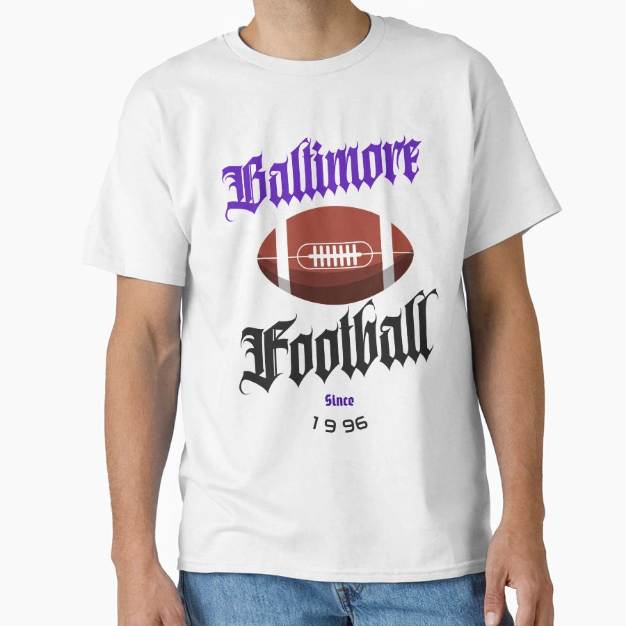 Baltimore Football T-Shirt - Novelty Apparel Unisex - T-Shirt, Sweatshirt, Hoodie