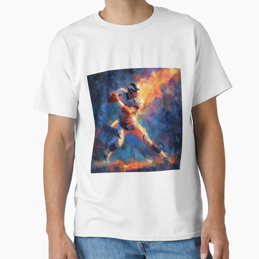 Studies Motion And Impact American Football T-Shirt - Unique Graphic Unisex - T-Shirt, Sweatshirt, Hoodie
