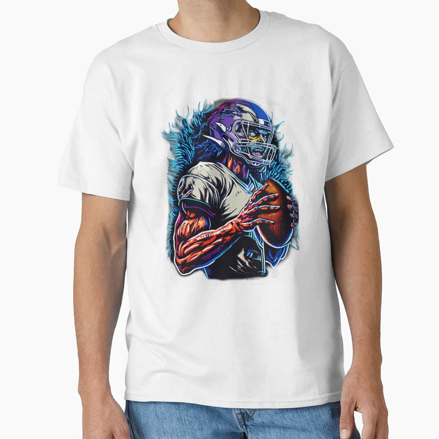 Undead Quarterback Gridiron Zombie T-Shirt - Novelty Apparel for Adults - T-Shirt, Sweatshirt, Hoodie